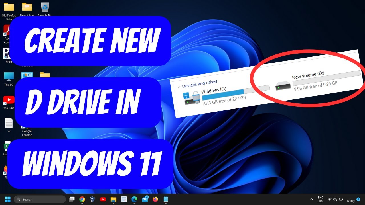 Step-by-Step Guide: How to Create a New Drive in Windows 11 [2024 ...