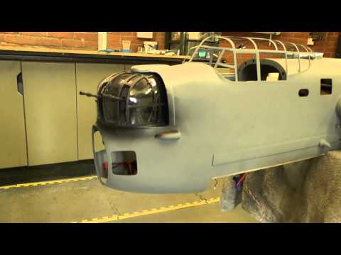 RC Avro Lancaster 1/10 Scale -  Front Turret Test 2