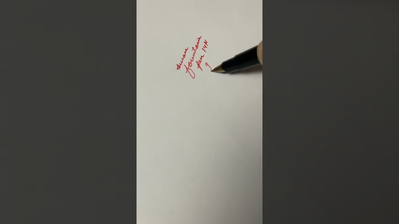 Swan 14k gold nib fountain pen | 