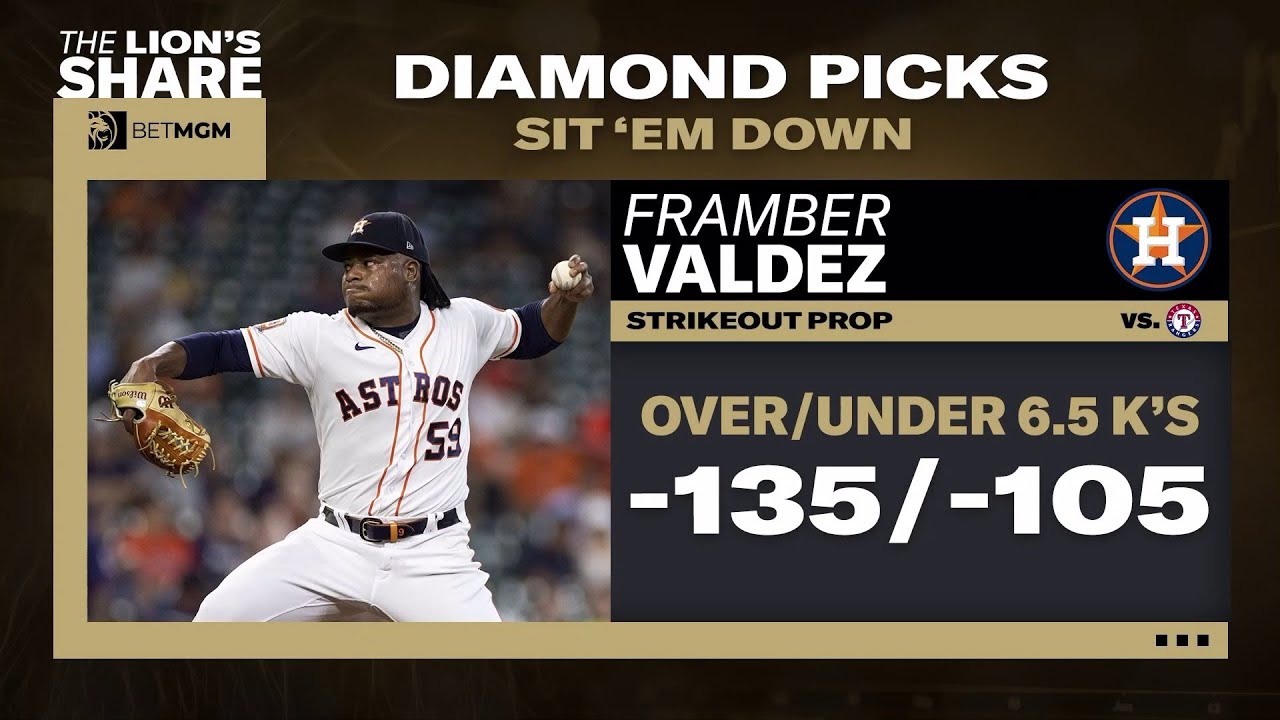 MLB 9/6 K Market How Does Framber Valdez Look O 6.5 (135)? YouTube
