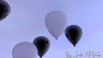 Floating Balloons Introduction created using Cinema 4D