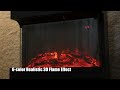 Advwin Electric Fireplace Heater with Mantel