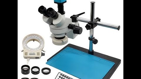 Installation Guide For 3.5X-90X Trinocular Microscope 38MP Camera With Display