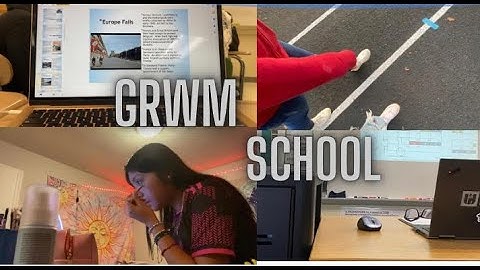 GRWM+vlog|| first day back at school after winter break