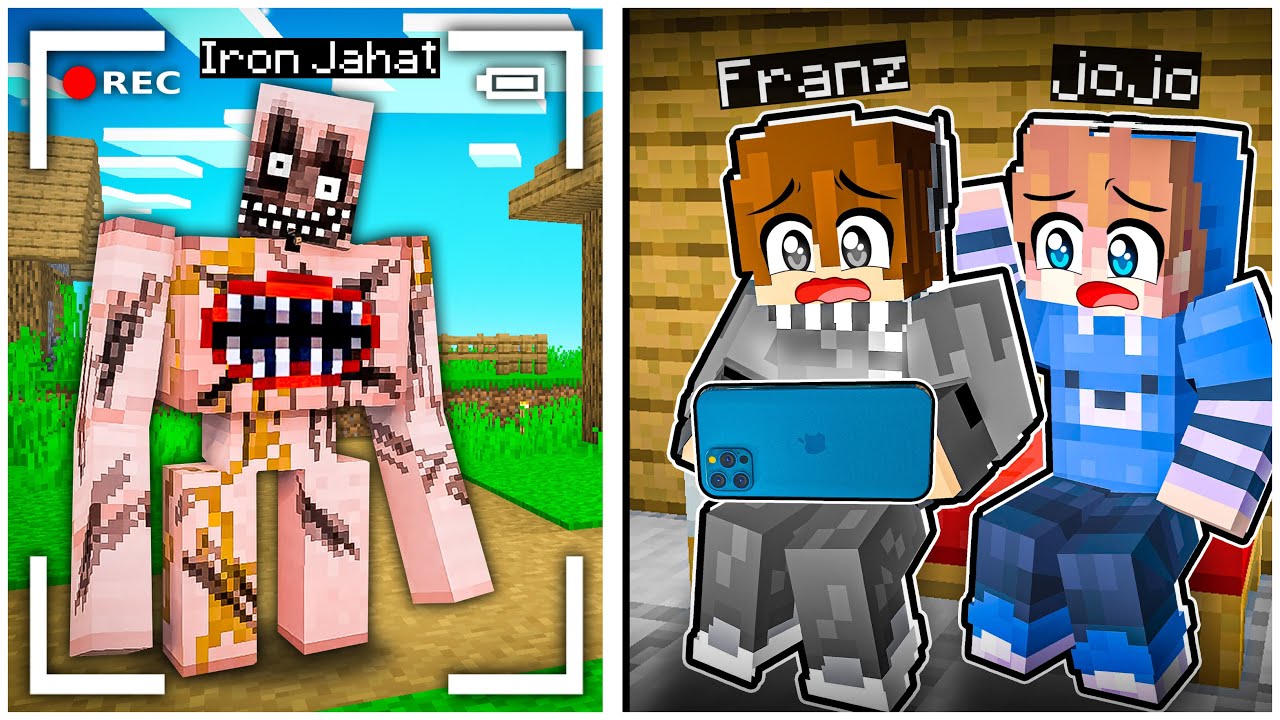 FRANZ & JOJO MEMANTAU CCTV PENAMPAKAN IRON GOLEM JAHAT di MINECRAFT