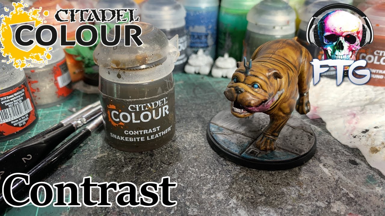 Citadel Contrast Paint on Lockjaw YouTube