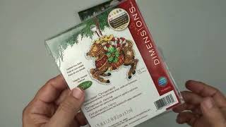 Overview of the Dimensions Cross Stitch Christmas Ornaments, 70-08912,14,16