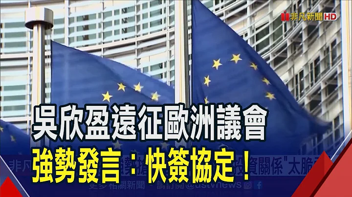 首位获邀出席欧洲议会台湾立委！吴欣盈举手强势发言"快签双边投资协定"｜非凡财经新闻｜20230720 - 天天要闻