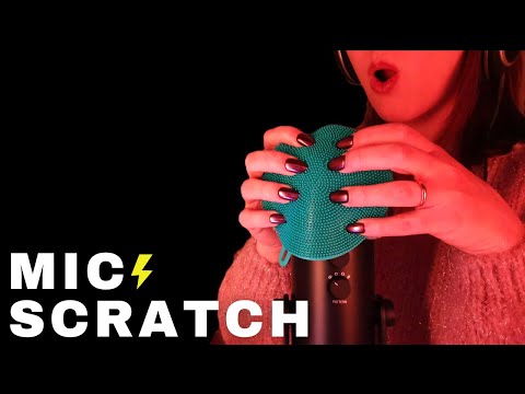ASMR - FAST AGGRESSIVE MIC RUBBING, STROKING, SCRATCHING | up close soft spoken | Intense tingles