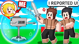 They REPORTED Me For Using VULCAN like this.. (Roblox Bedwars)