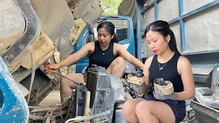 Classic truck restoration: Genius girl restores the engine starter