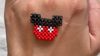 Beaded Mickey Mouse ❤️🖤￼￼
