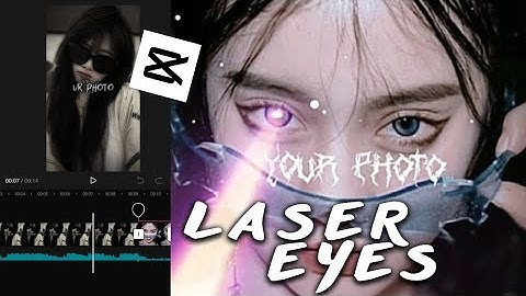 Laser eyes effects | Capcut quick tutorial #capcut #viral #trending