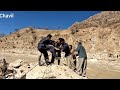 Nomadic life: Crossing the River using a Cable