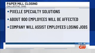 Paper mill closing in Chillicothe, Ohio