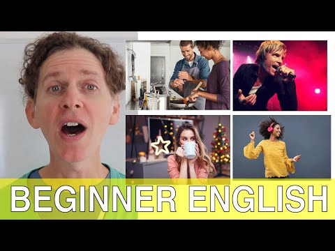 Verbs Present Continuous - Beginner English Lesson
