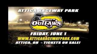World of Outlaws Sprint Cars Invade Attica Raceway Park