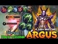 Malediction Argus 4.100+ Matches MVP Plays - Top 1 Global Argus by Gilanggg - MLBB