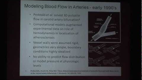 CFD in Cardiovascular Systems: Charles Taylor, PhD