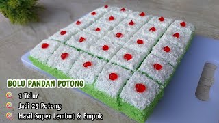 BOLU POTONG PANDAN 1 TELUR‼️Enak banget sampai nagih terus🤤#ideusaha #ideusahamodalkecil #idejualan