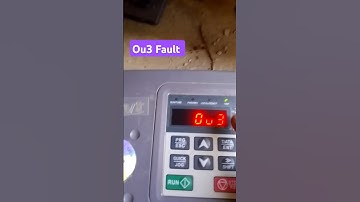 #ou3 #Ou3fault #inverterfault #Invertersetting #vfdfault