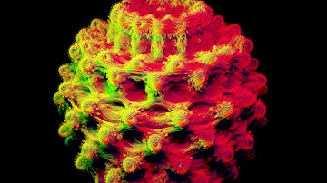 Mandelbulb 3D - hohe Auflösung - Blender 2.8 Eevee Animation