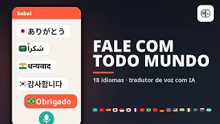 App Tradutor de Voz com IA: Um Dia, 18 Idiomas (Demo Completa) screenshot 4