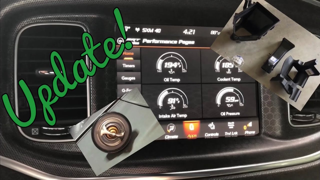 Hellcat airbox and 180 degree thermostat update on my 2018 scatpack