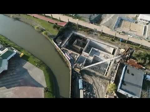 არდაგანის ტბის მიმდებარედ სანიაღვრე სატუმბი სადგურის მშენებლობა მიმდინარეობს-ბათუმის მერია