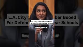 LA City Council Member Booed For DEFENDING Tens Near Schools!