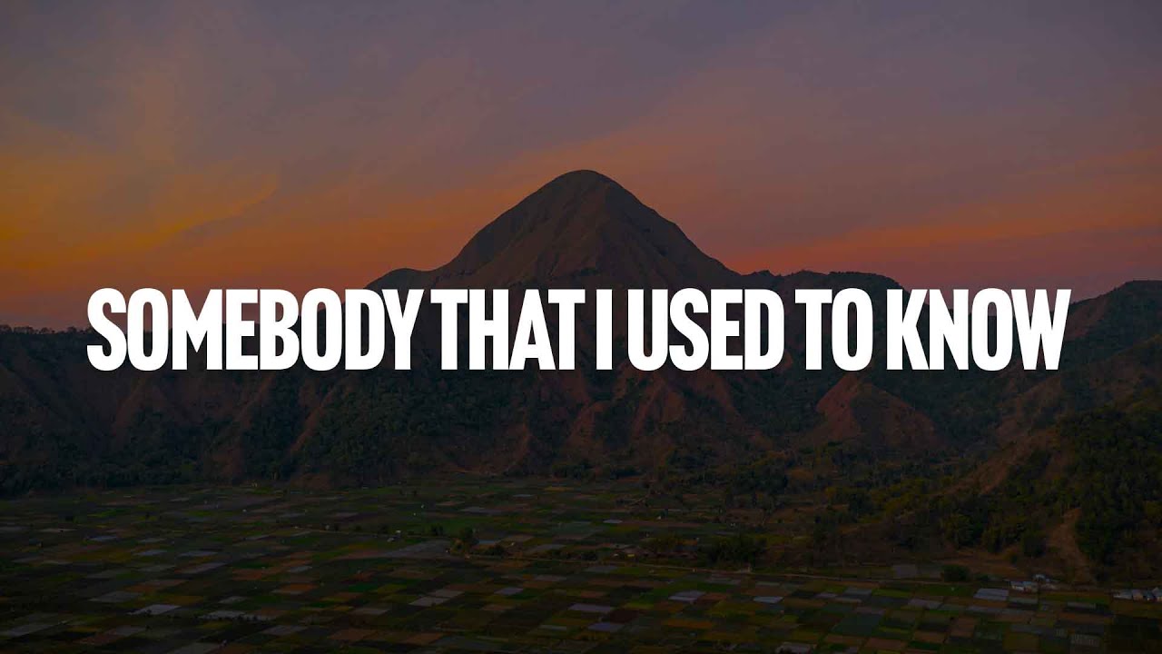 Somebody That I Used To Know, Pumped Up Kicks, Paradise (Lyrics)- Gotye, Foster The People, Coldplay