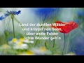 Land der dunklen Wälder. Der Montanara Chor, mit Text (HD)