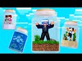 瓶の中に様々なバイオームがある世界で生活してみた！-ビン生活Part1【マインクラフト】