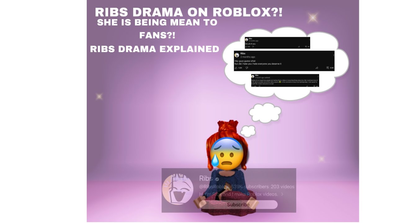 RIBS DRAMA ON ROBLOX?! (EXPLAINED) RibsRoblox *Read disc* YouTube