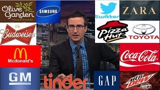 John Oliver takes on Companies &amp; Brands - Hilarious Compilation