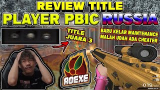 TITLE PLAYER RUSSIA 2 DETIK MATI MUSUHNYA! DIGANGGU CHEATER / Gameplay Point Blank Zepetto Indonesia