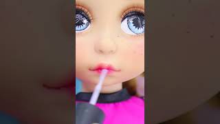 DIY makeup Anna princess Frozen #shorts #doll #disney #barbie #Beautydoll