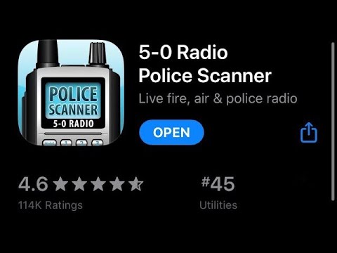 Gratis politie-scanner-app