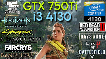 GTX 750 ti + i3 4130 | Test In 10 Games !