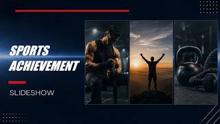 “Sports Achievement” - Free Slideshow Template for SmartSHOW 3D