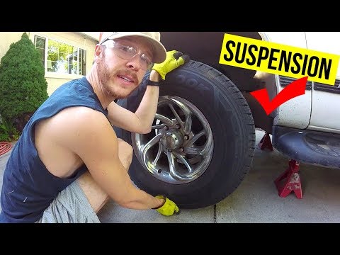 HOW TO Check Car for Worn Out Suspension. Ball Joints, Tie Rods, Control Arms, Sway Bars -Jonny DIY