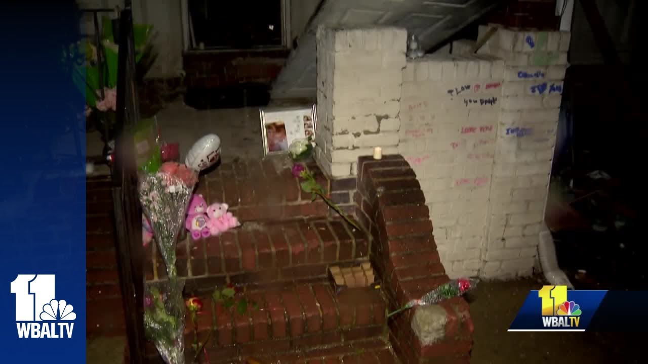 Vigil held for woman found dead after east Baltimore rowhome fire - YouTube