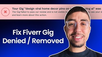 How to Fix Fiverr Gig Denied or Removed | Step-by-Step Solution