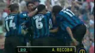 Recoba  debut for Inter (31 - 8 - 1997)