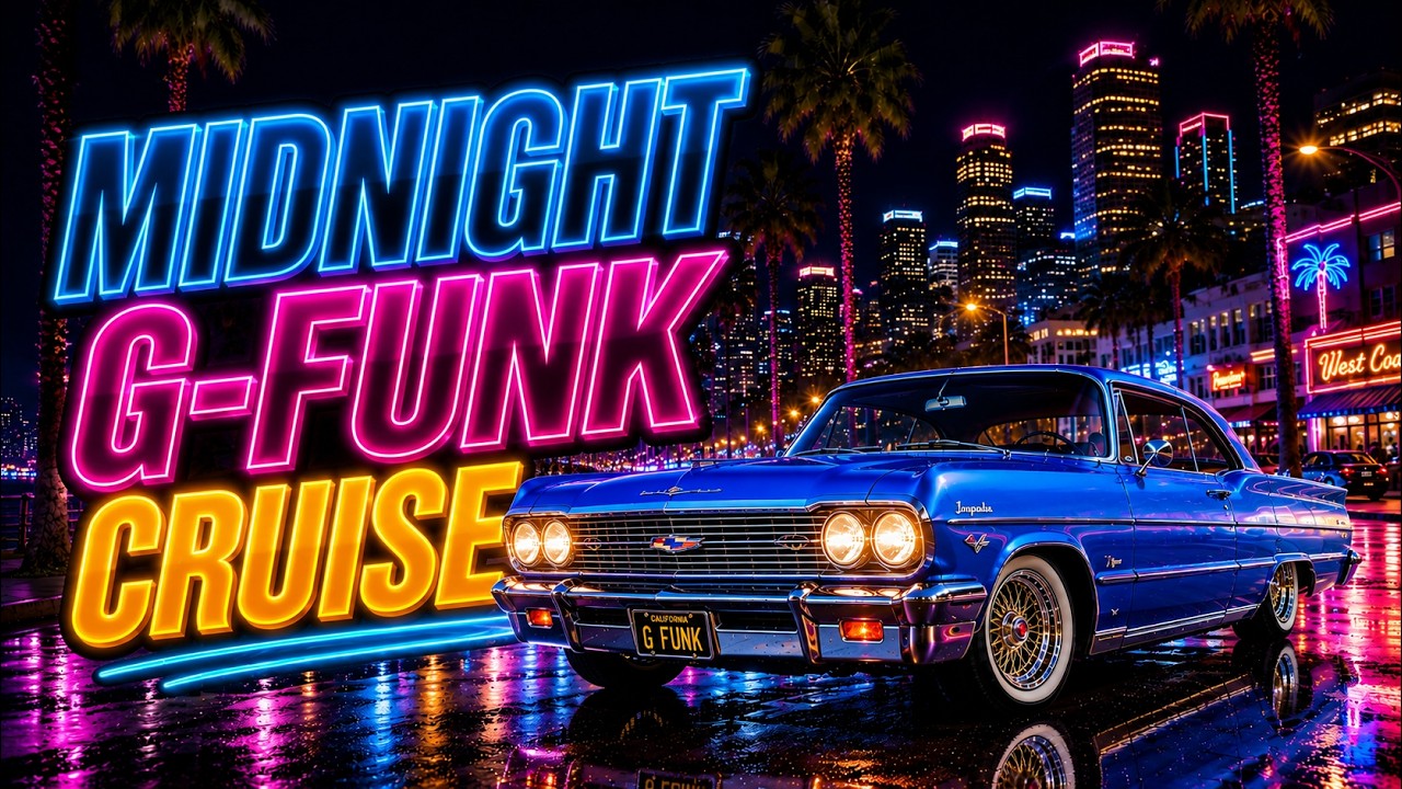 🌴 California Dream Ride ☀️ G-Funk R&B Mix | Sunset Streets