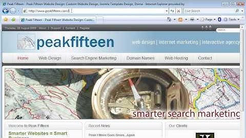 How To Log in To Joomla - Peak Fifteen Web Design
