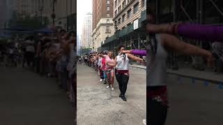 Belly dance class in the streets of Manhattan by Samantha Diaz • Midtown Dance 34
