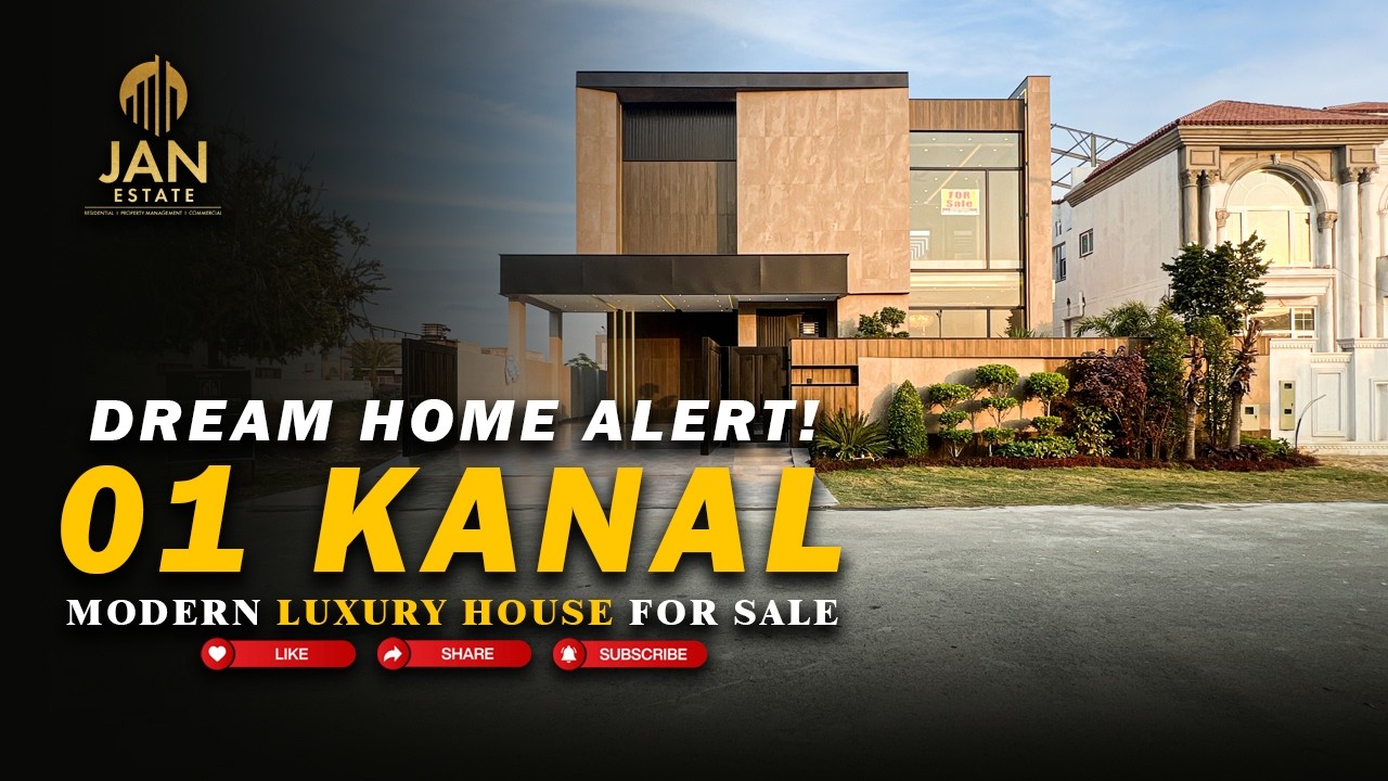 Dream Home Alert | 01 Kanal Modern Design House | DHA Lahore