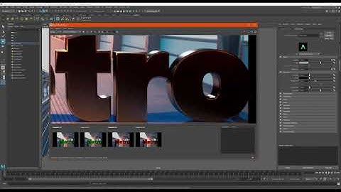 Autodesk Maya || Objects on Background/Backplate Image pt.2
