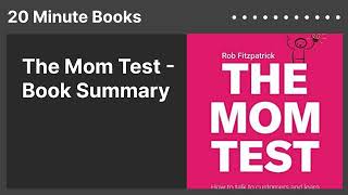 Celebrity The Mom Test - Book Summary Net Worth